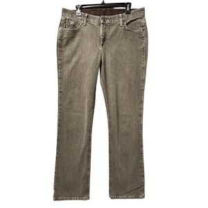 Wrangler Q-Baby Women's Brown Jeans Boot Cut Western Denim Size 11/12 x 34